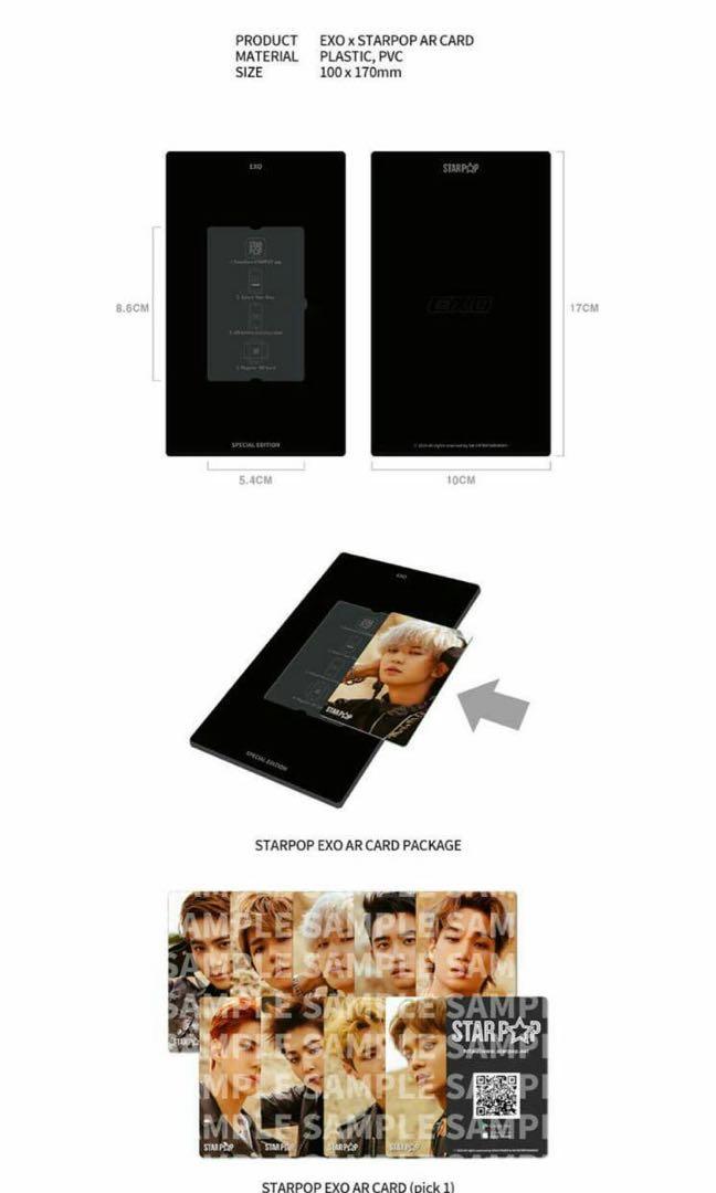 Exo Chanyeol Starpop Special Edition Ar Photocard Hobbies Toys Memorabilia Collectibles K Wave On Carousell