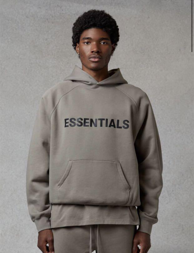 Fear of god essentials cement hoodie Clearance
