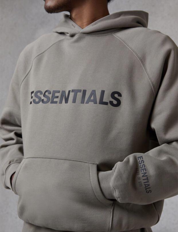 Fear of god essentials cement hoodie Clearance