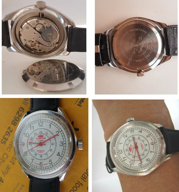 Fortis Watch Company, Vintage Fortis Wristwatch, Art Deco, Swiss Made