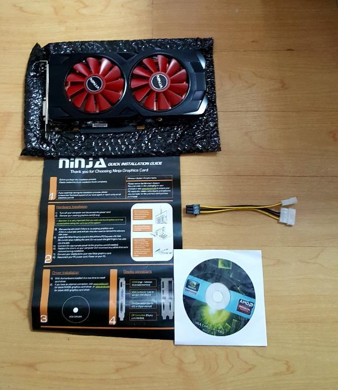 GPU - Ninja RX 580 4GB 2048SP, Computers & Tech, Parts & Accessories ...