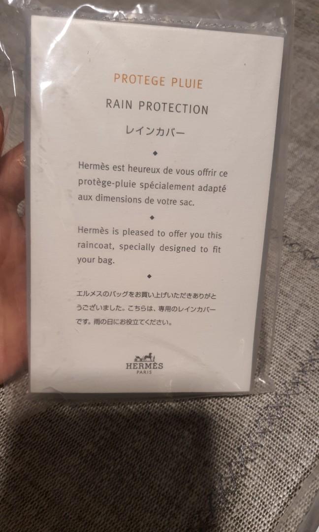 Hermes raincoat for bags, Everything Else on Carousell