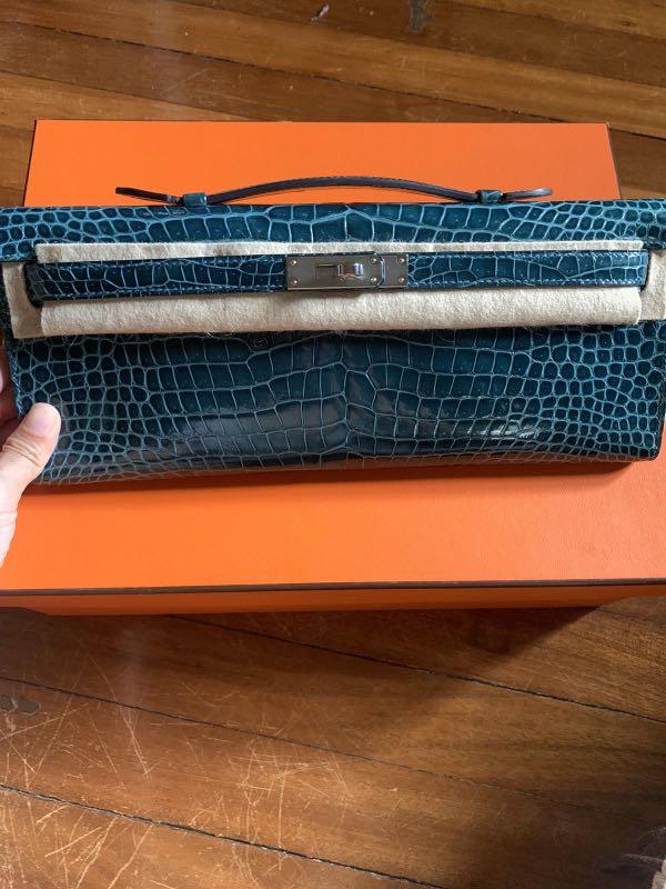 Hermes kelly cut crocodile best sale