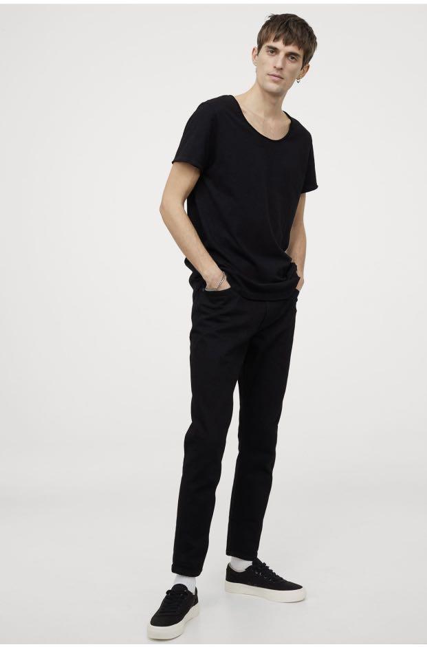 H&m raw edge t shirt hotsell