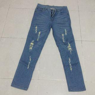 H&M ripped jeans boyfriend highwaist