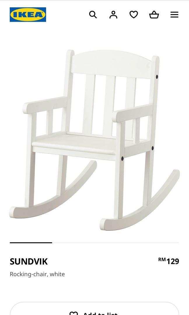 Ikea sundvik rocking deals chair