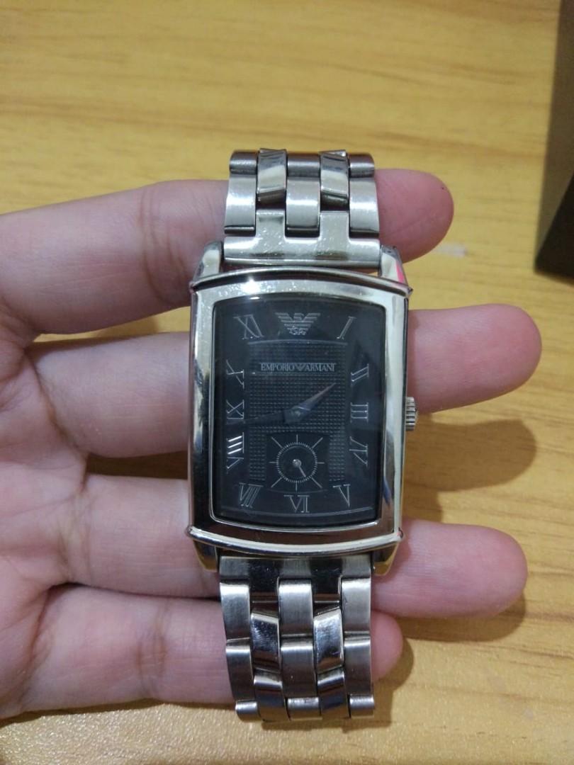 Jam Tangan Emporio Armani Ar 0239 Original Fesyen Pria Jam Tangan Di Carousell