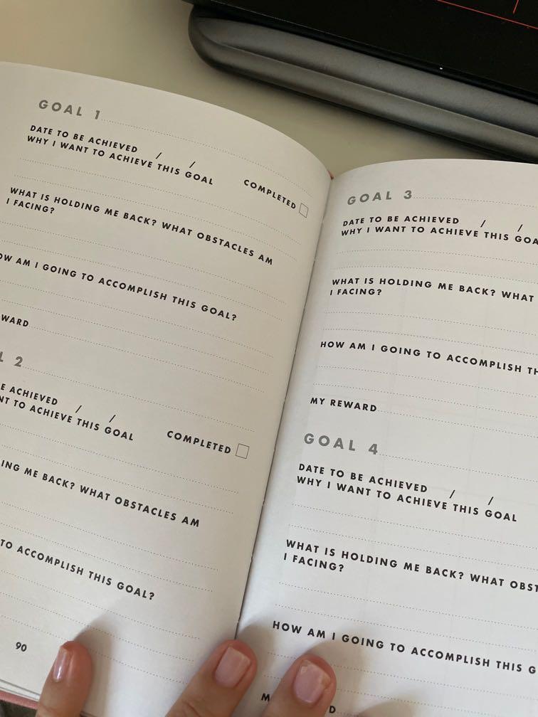 Kikki k goal journal, Hobbies & Toys, Stationery & Craft, Stationery