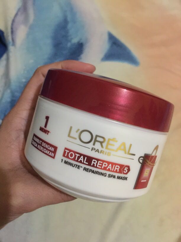 Loreal hair mask, Kesehatan & Kecantikan, Perawatan Rambut di Carousell