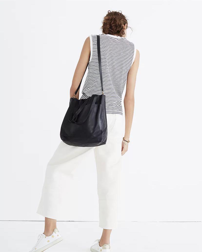 Madewell medium transport tote black outlet