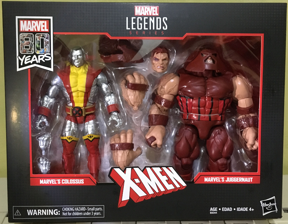 Hasbro E6344 Marvel Legends 80th Anniversary X-Men Colossus and Juggernaut Figure 2 Pieces for sale online 