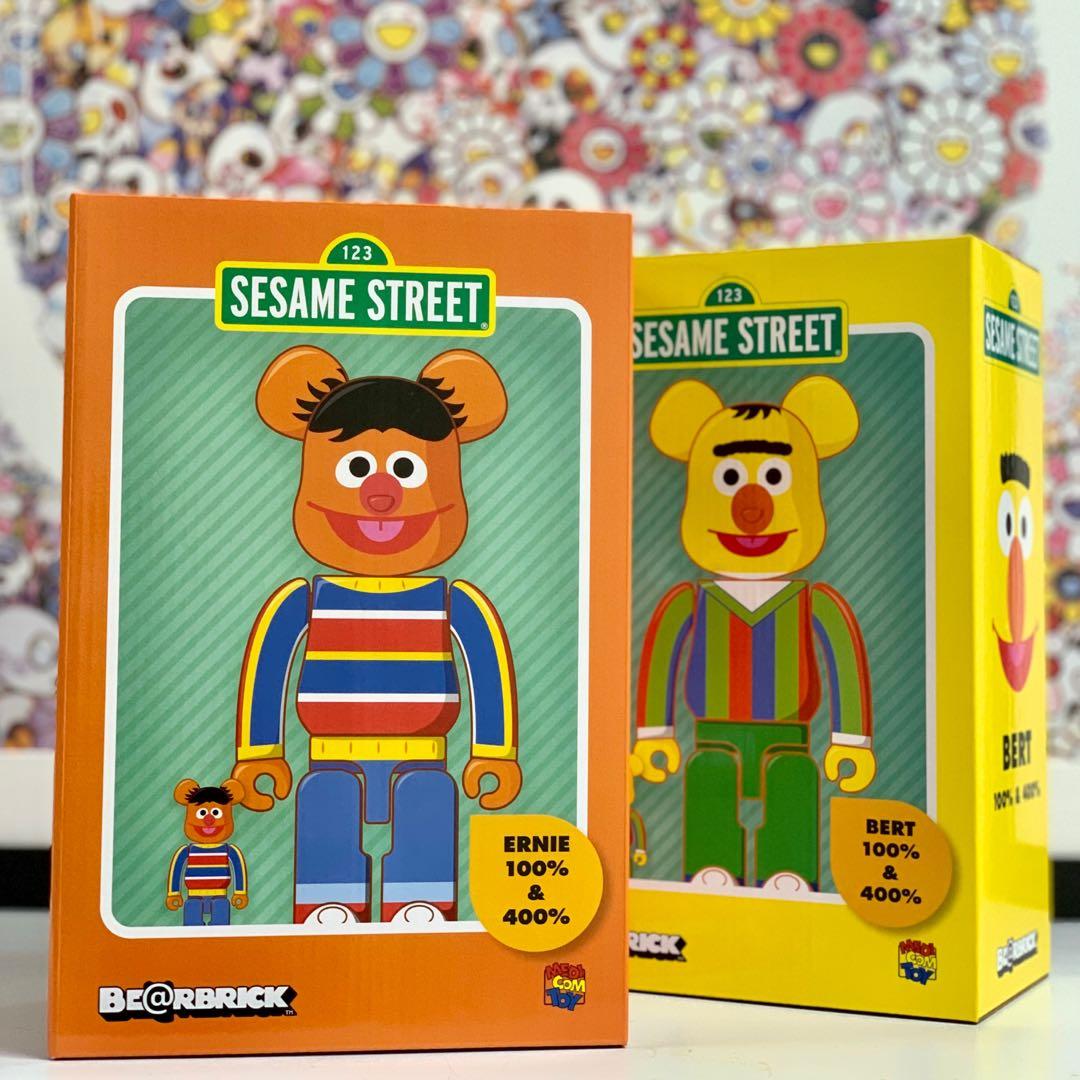 BE@RBRICK SESAME STREET Ernie 100% 400% www.krzysztofbialy.com