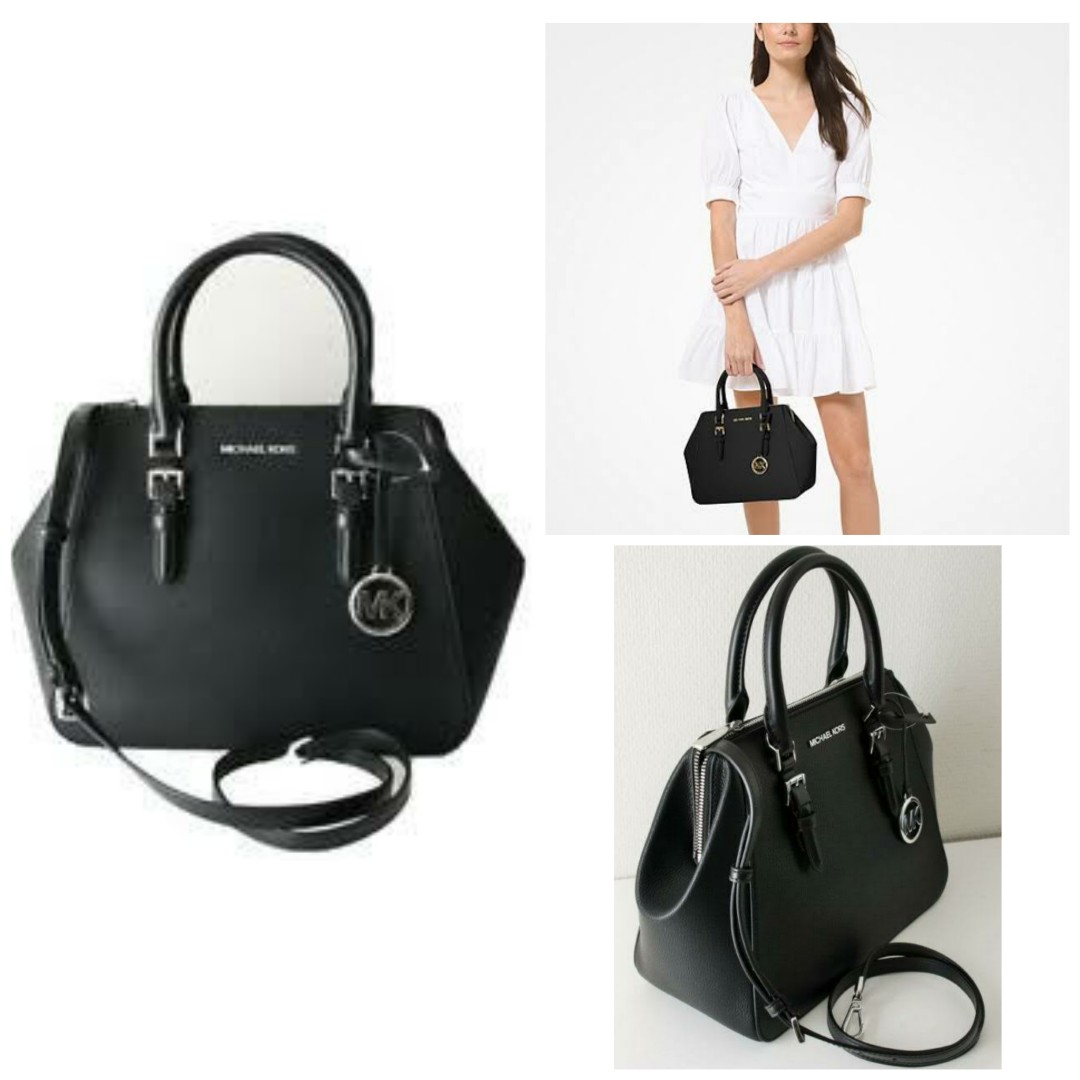 charlotte large leather satchel