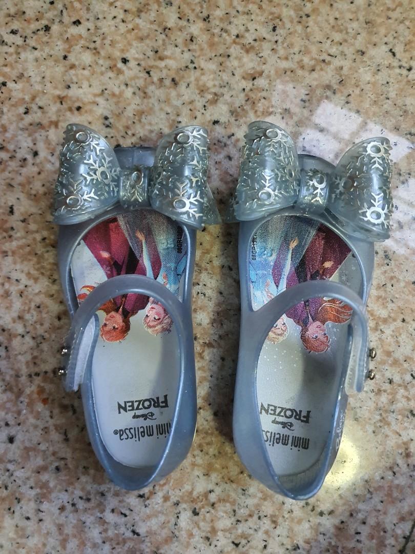 Mini melissa Frozen Elsa shoes, Babies & Kids, Babies & Kids Fashion on