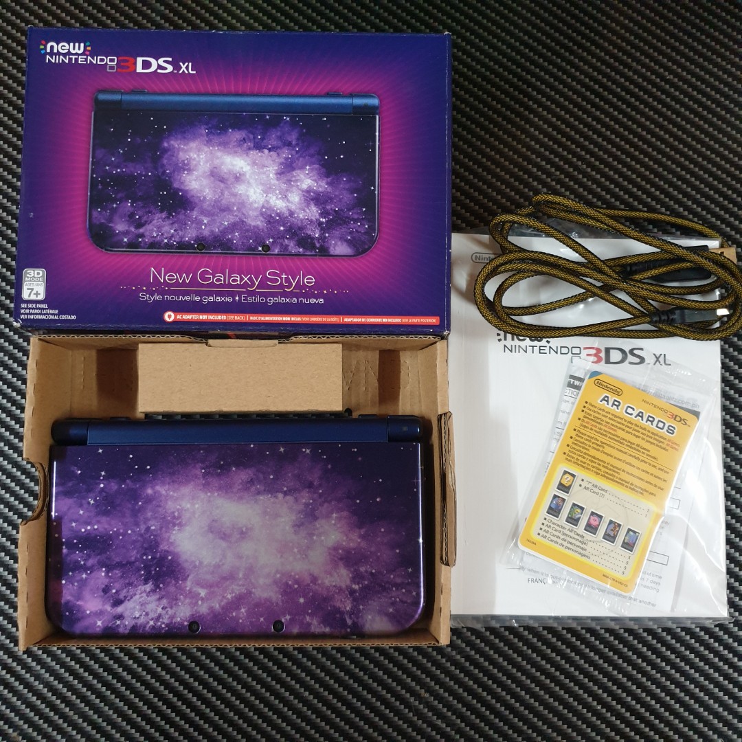 New Nintendo 3ds Xl Galaxy Style Video Gaming Video Game Consoles Nintendo On Carousell