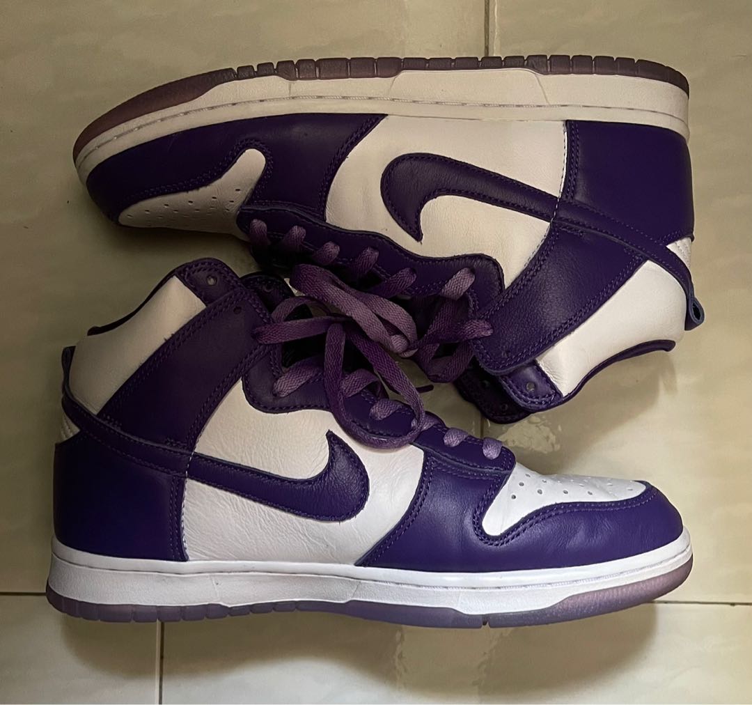 nike varsity purple dunk high