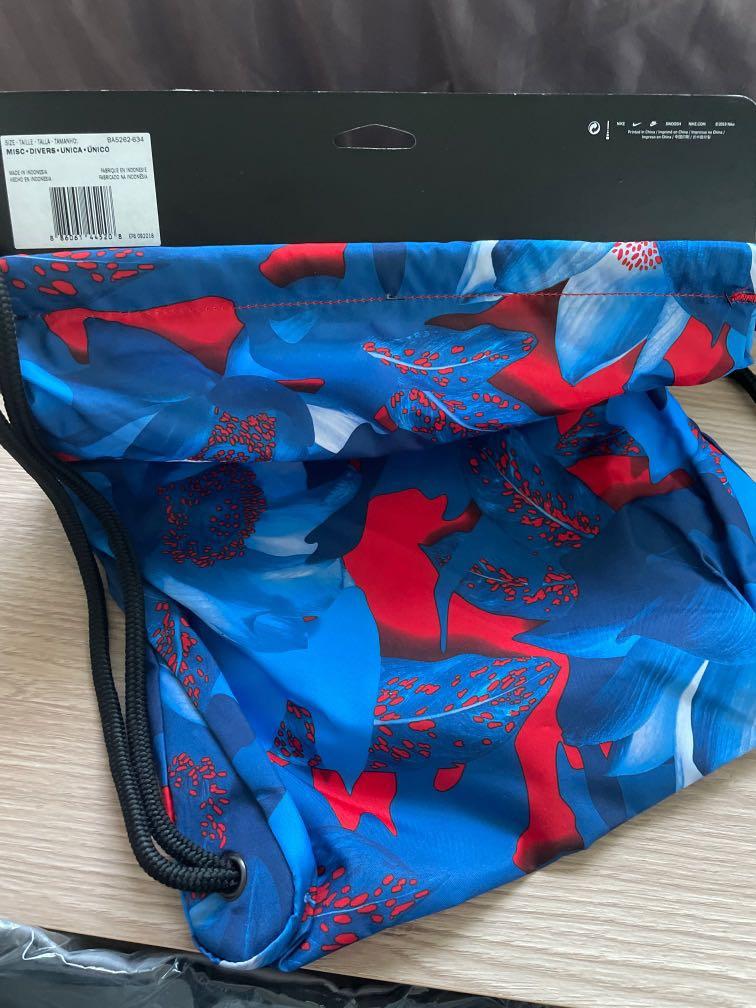NIKE Floral Drawstring Bag BNWT