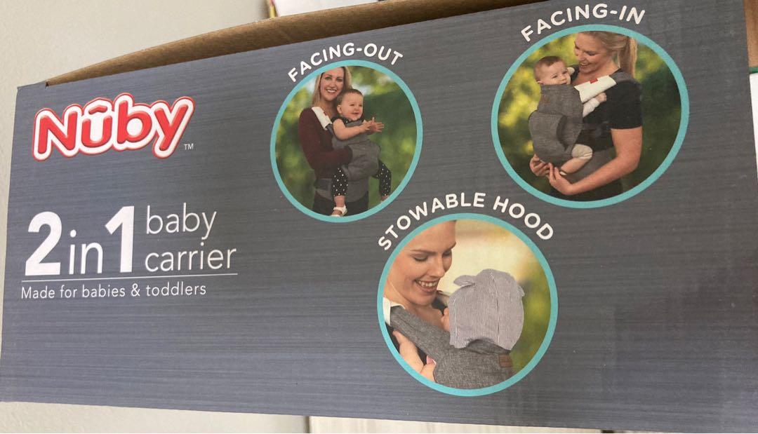 Nuby 2 in 1 baby carrier sales