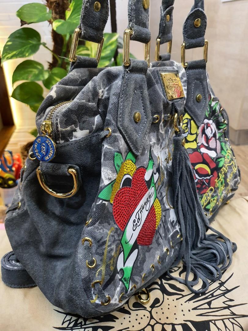Orig New Ed Hardy shoulder crossbody bag