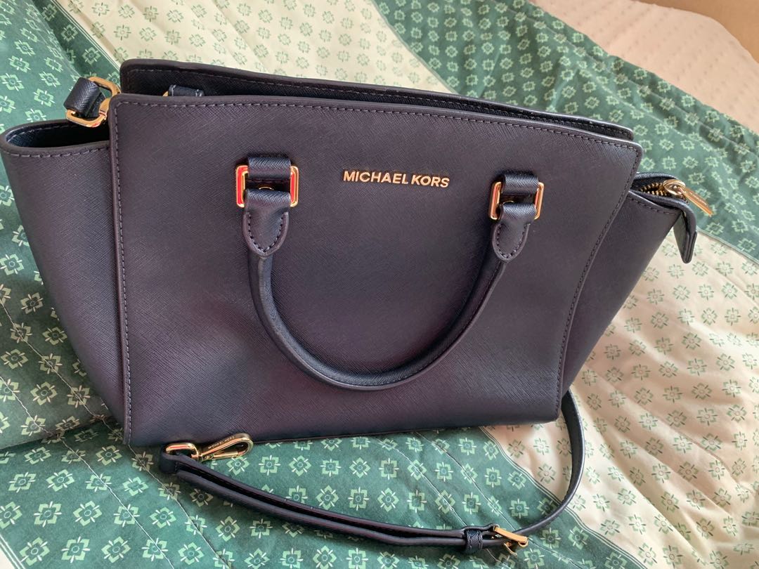 Real vs fake Michael Kors Selma handbag review. How to spot fake MIchael  Kors bags 2021 