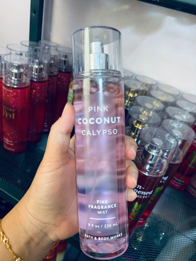 Pink Coconut Calypso BBW Mist Beauty Personal Care Fragrance