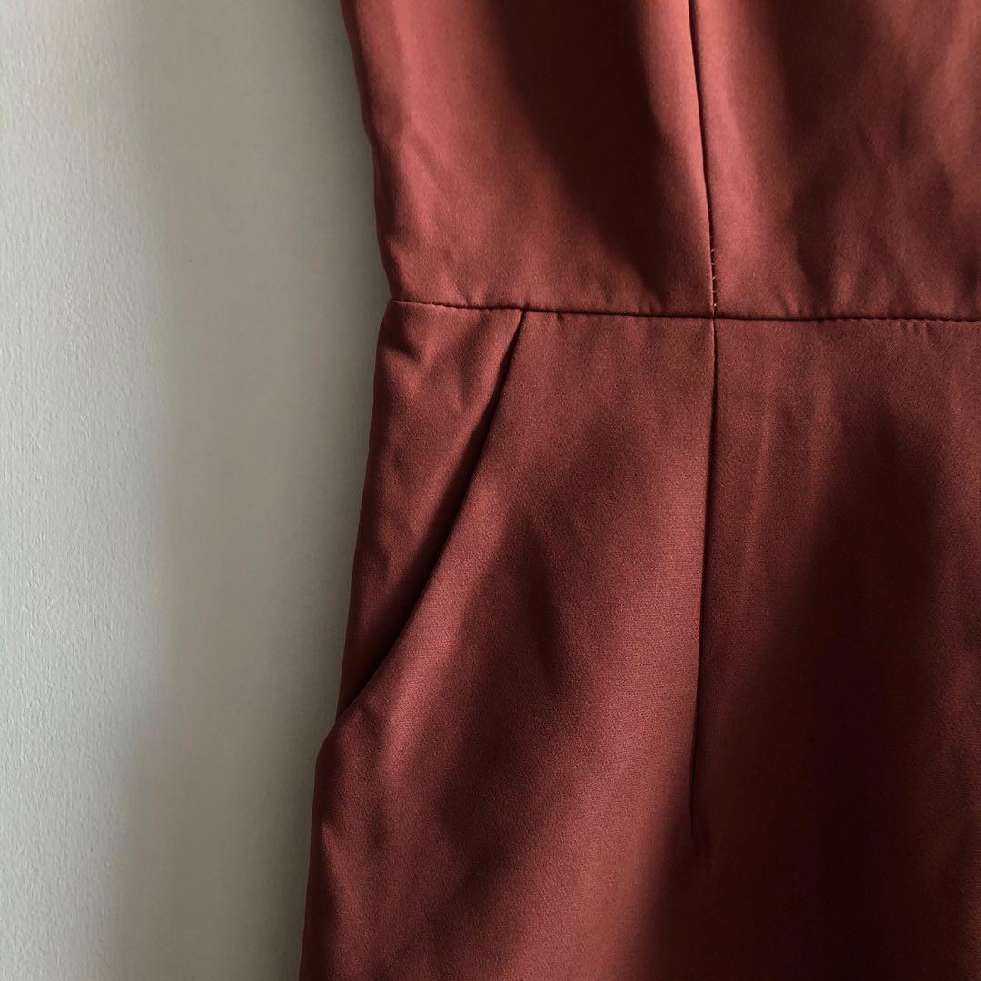 PINK MANILA Zircona Jumpsuit (Category: Jumpsuits) located in Malabon City. Submitted by ravesengco (Listing ID 1077636452, Image 3). Description: Used once Orig price: 1,250 RFS: Decluttering With 2 pockets! :) *See photos for details.
