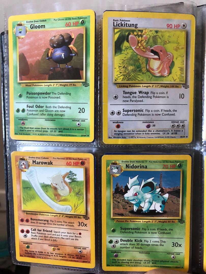 Pokemon Jungle Cards set and singles (Category: Raw Singles) located in Manila. Submitted by iamchibo (Listing ID 1077608592, Image 2). Description: Selling Jungle Uncommon Common Trainer Set. For only 1400 Also available in singles. Please check availability of cards in the last photo. MOP is Gcash and Paymaya Shipping via LBC/JRS/Grab/Lalamove/MrSpeedy. Shipping fee shouldered by buyer. Item located in Sampaloc Manila .
