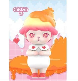 Popmart Bunny zodiac Chicken