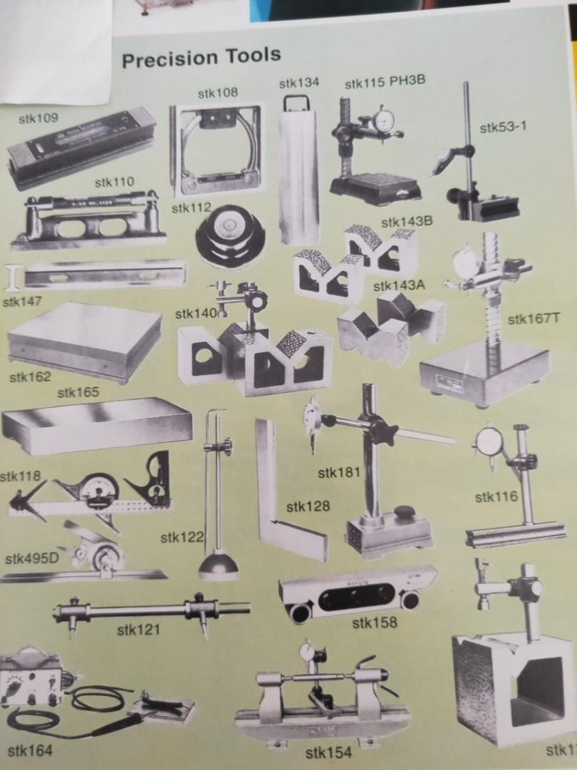 PRECISION TOOLS (Category: Everything Else) located in Singapore. Submitted by instrumactools (Listing ID 1077658748, Image 1). Description: PRECISION FLAT LEVEL 1. Stk 109,. 100/0.05mm. S$360.00 Each 2. Stk 109, 100/0.02mm. S$370.00 Each 3. Stk 109, 150/0.1mm. S$370.00 Each 4. Stk 109, 200/0.05mm. S$480.00 Each 5. Stk 109, 250/0.05mm. S$540.00 Each 6. Stk 109, 300/0.05mm. S$640.00 Each 7. Stk 109, 300/0.02mm. S$660.00 Each PRECISION SQUARE LEVEL