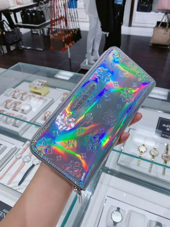 Michael kors new arrivals holographic wallet