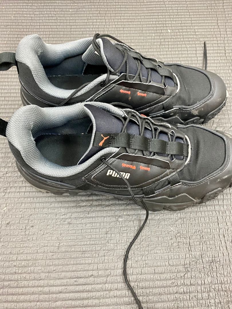 Puma TrailFox - Black, Men's Fashion, Activewear on Carousell
