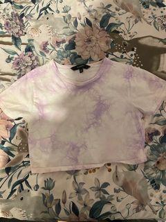 Purple tie dye