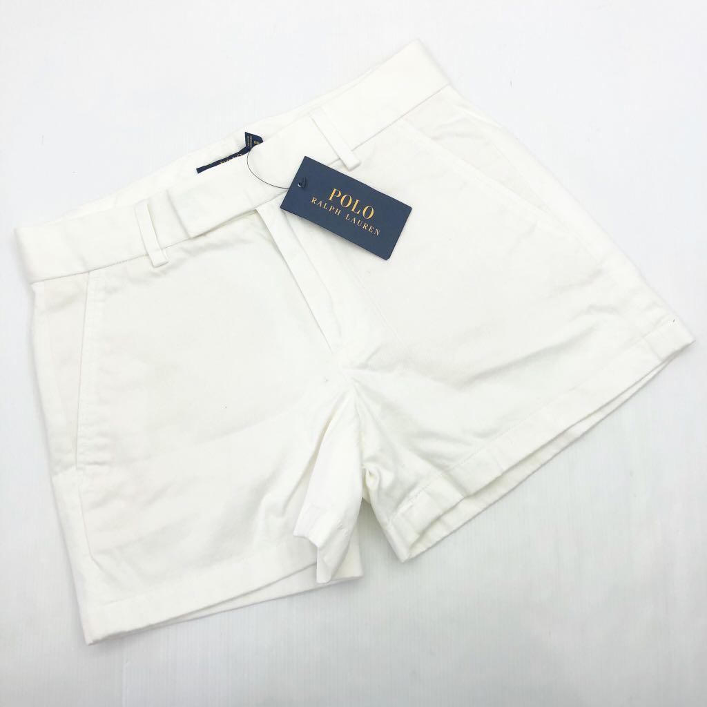 Ralph lauren women's white shorts cheap