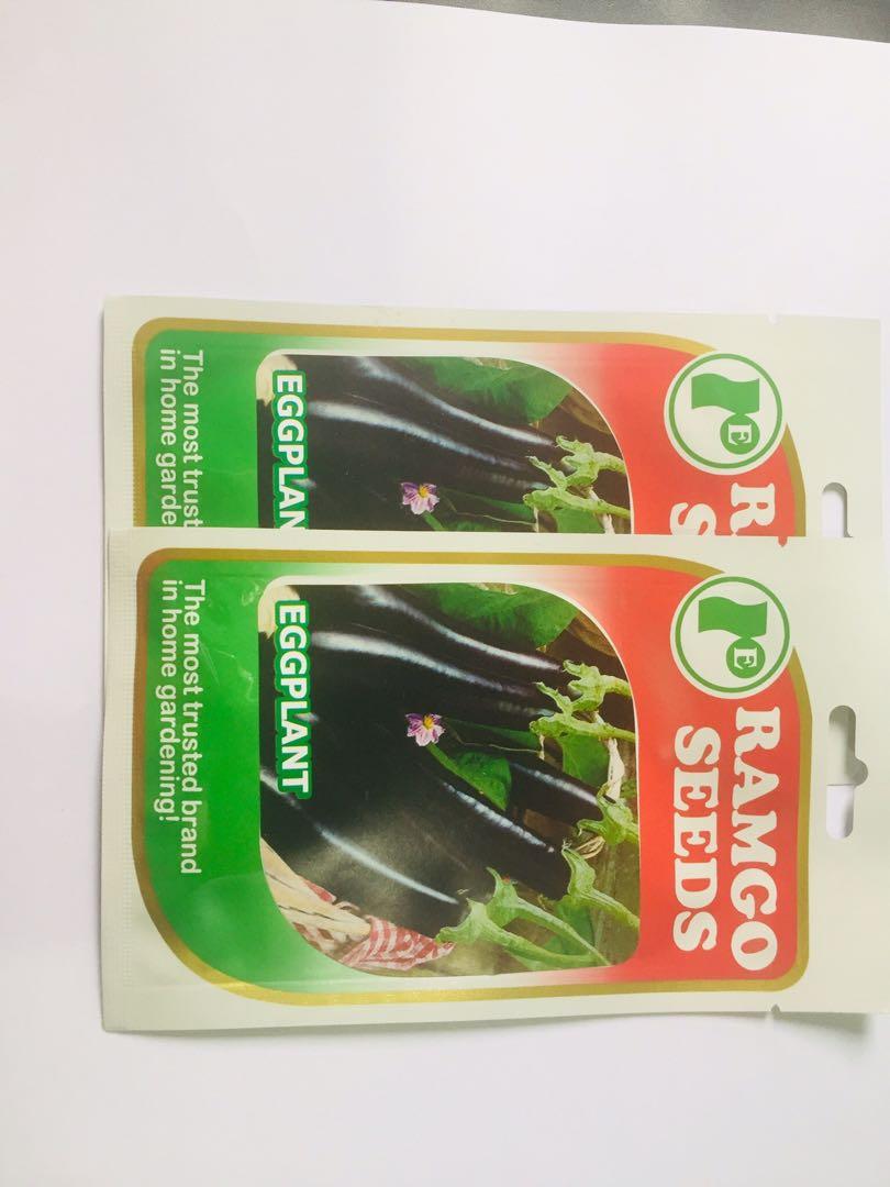 Ramgo eggplant seeds (Category: Plants & Seeds) located in Navotas City. Submitted by user009x (Listing ID 1077649602, Image 1). Description: Ramgo eggplant seeds 4 grams per packet Bargain for bulk orders Sow before 2023.