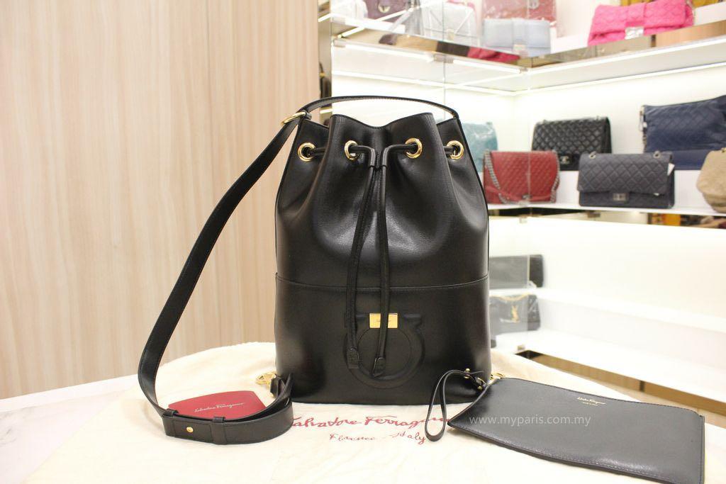 Salvatore ferragamo city bucket bag sale