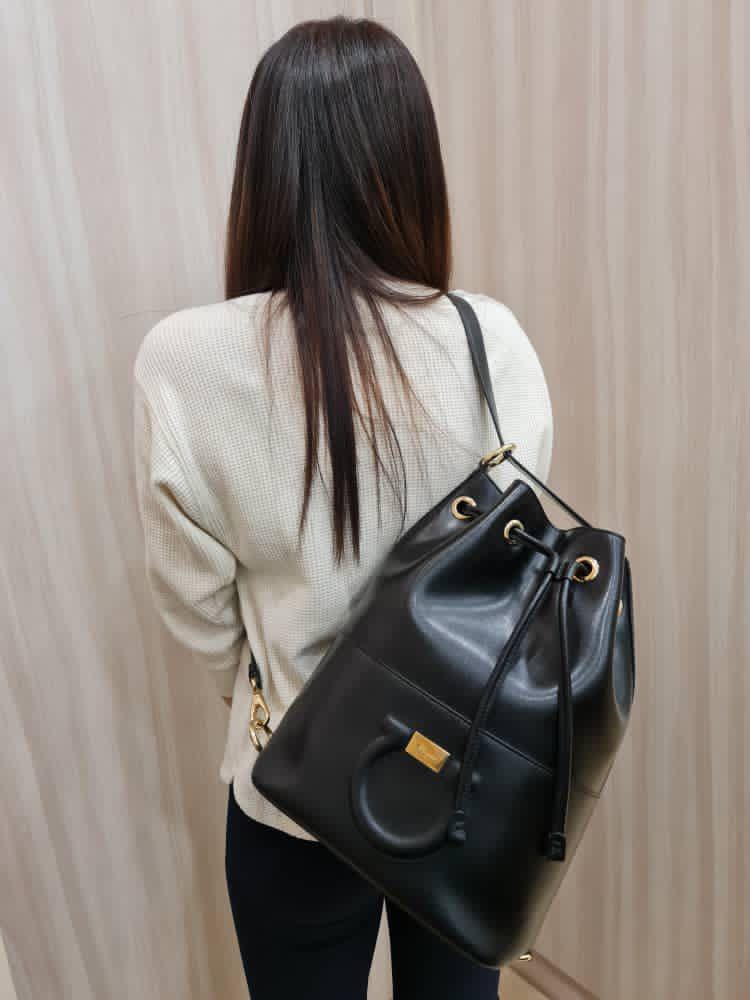 Salvatore ferragamo city bucket bag discount