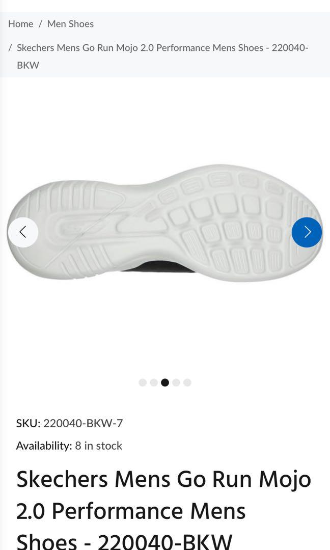 Skechers Mens Go Run Mojo 2.0 Performance Mens Shoes 220040 BKW