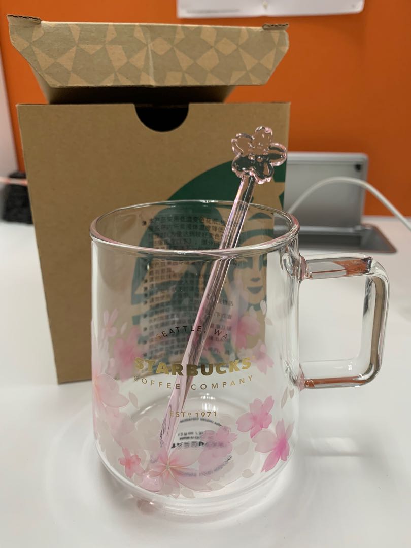 2020 Starbucks Sakura Color-changing Glass Coffee Mugs Milk Cups Limited Edition 