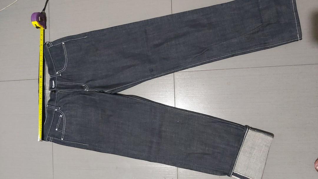 Surveillance selvedge denim s 34-35 (Category: Jeans) located in Quezon City. Submitted by chaday19 (Listing ID 1077622253, Image 1). Description: surveillance selvedge s36 crispy almost new. see pic for details.