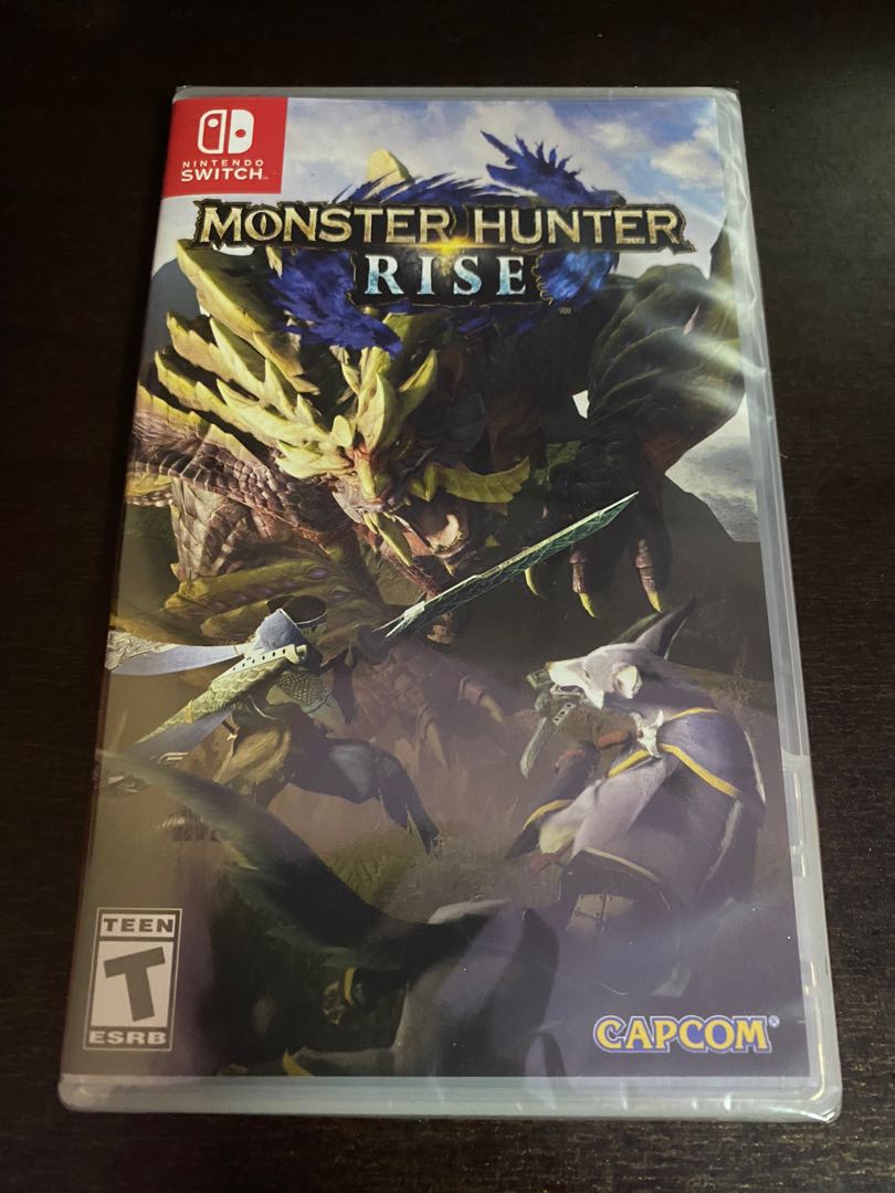 Switch Monster Hunter Rise Standard, Video Gaming, Video Games ...