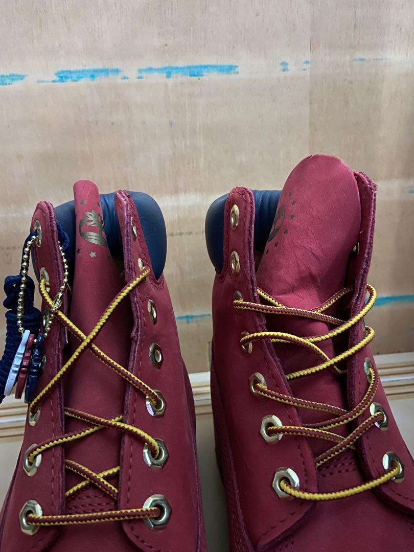 Cherry red clearance timberland boots