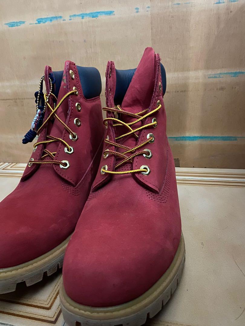Patriotic shop red timberlands
