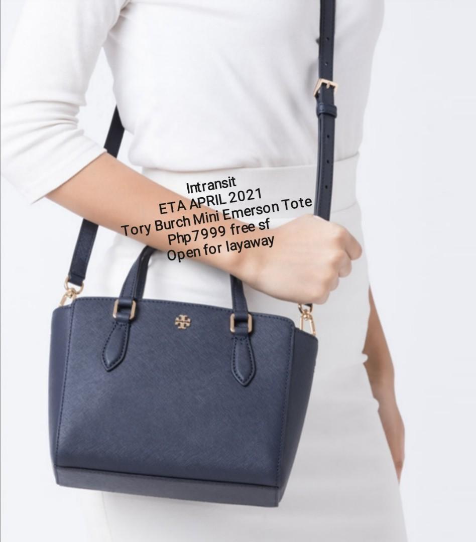 Tory Burch Mini Emerson Tote, Women's Fashion, Bags & Wallets, Tote Bags on  Carousell
