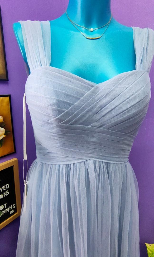 TULLE CHANTILLY Long Evening Bridesmaid Prom Gown Women s