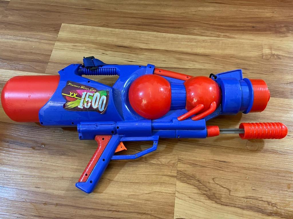 USED Air Pressure Huge Water Gun 3500ml 1500ml