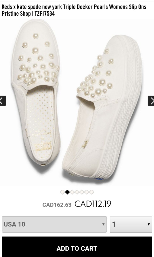 Keds kate spade pearl store