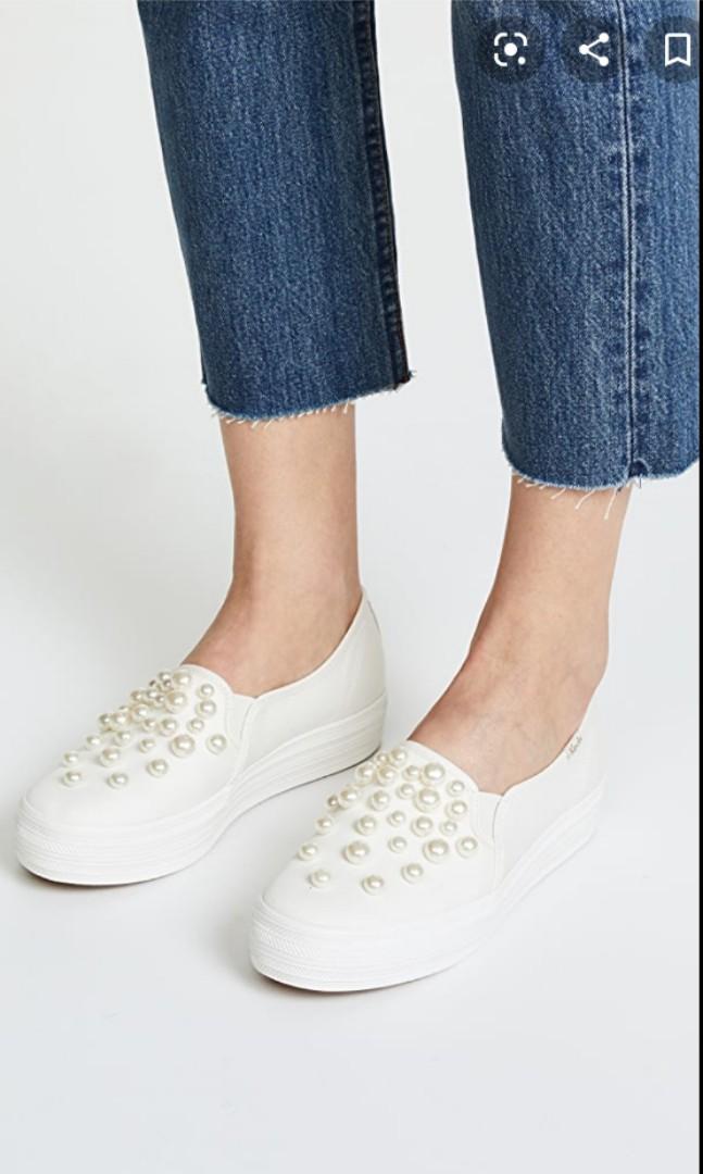Women's keds x kate spade new york champion pearl leather store