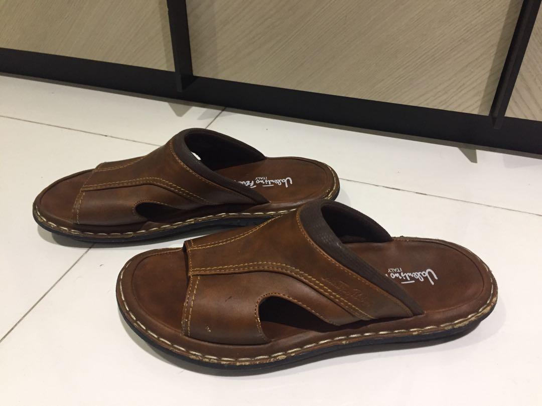 Valentino Rudy Leather Sandals (US7/UK6), Men's Fashion, Footwear, Casual  shoes on Carousell