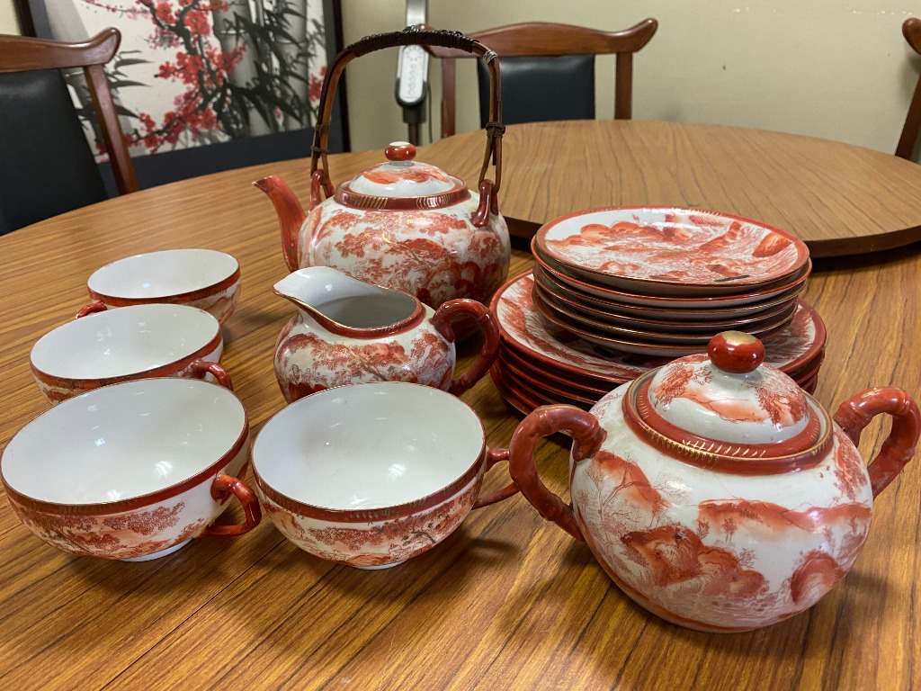 Vintage chinese tea set hotsell