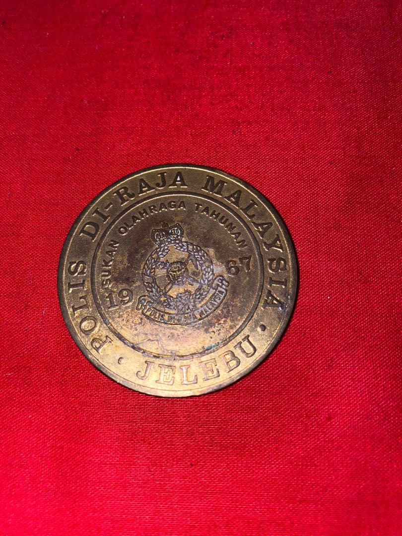 Vintage MedalPDRM Sukan Olahraga Tahunan 1967., Hobbies & Toys